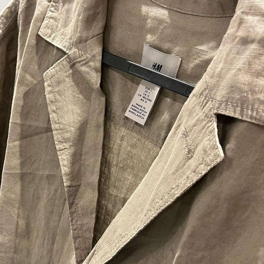 H&M Linen Over-shirt - Picture 2 of 2